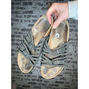 Birkenstock | leather flats as is